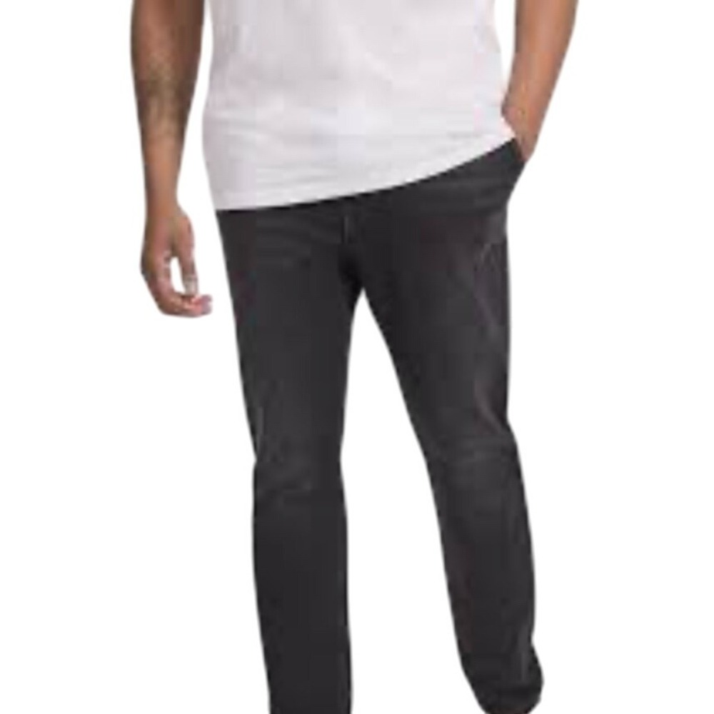NWT Johnny Bigg Maison Regular Jeans Mens Size 42 Black Stretch‎ Denim